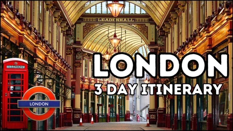 How To Spend 3 Days In LONDON As A First Time Visitor | London Travel Guide and Itinerary 2025